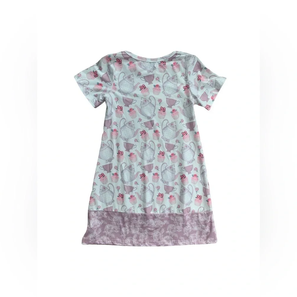 Pete + Lucy NWT Size 5 Vintage Tea Party Print Dress